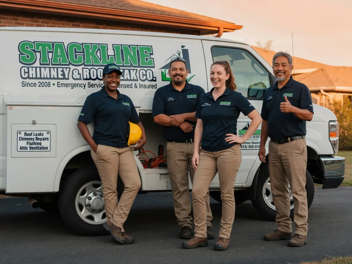 Chimney flashing repair company in Buxton, NC